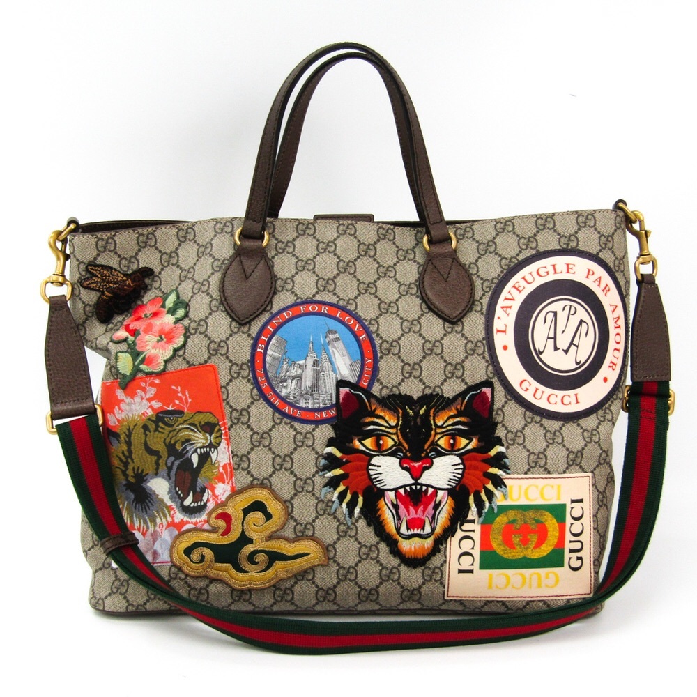 Gucci Courrier Supreme Shopper Tote
